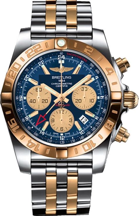 breitling chronomat 44 gold.